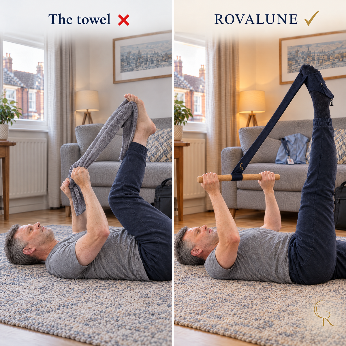 Towel versus Rovalune Flex