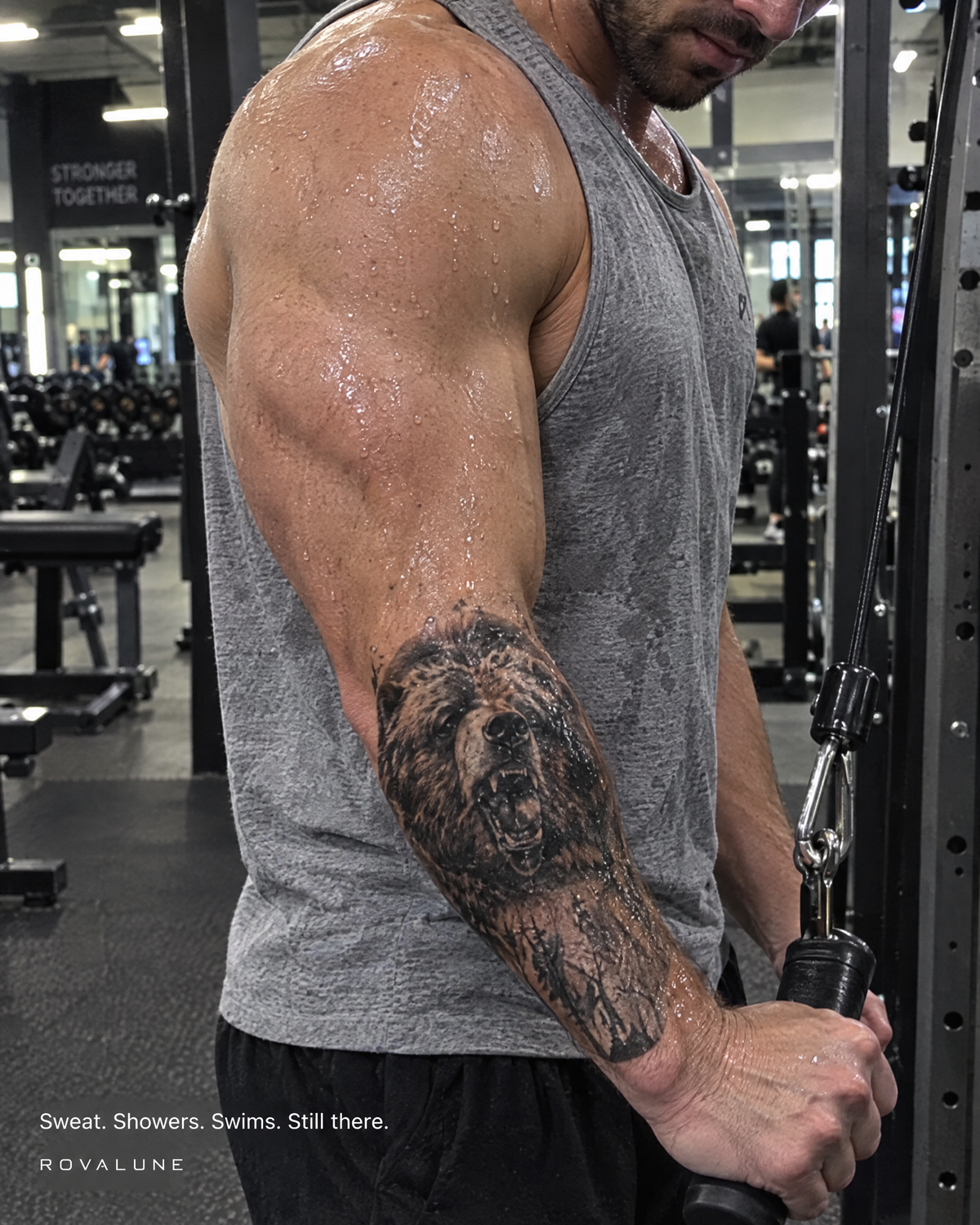 Sweat, showers, swims: still there